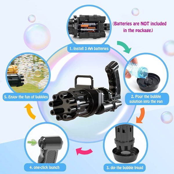 Gatling Play Gun For Boys & Girls (random Color)