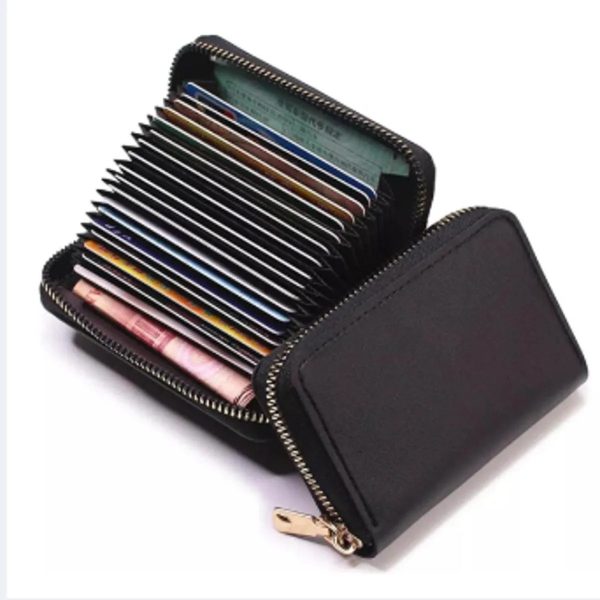 Men’s PU Leather Wallet – 9 Card Slots, Cash & Key Pockets