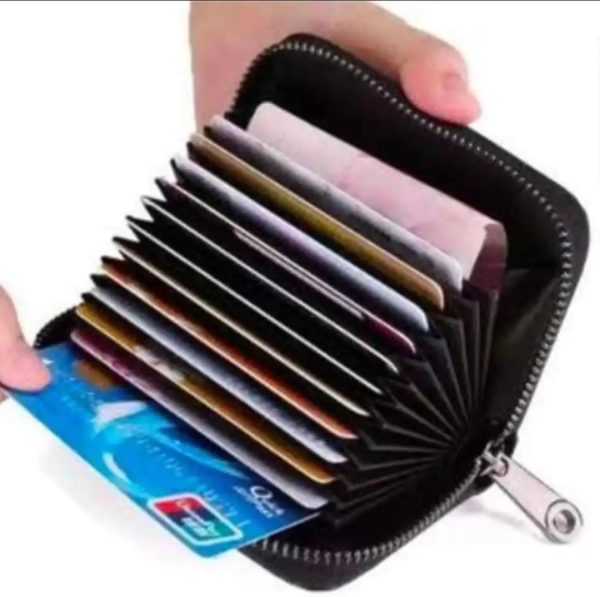 Men’s PU Leather Wallet – 9 Card Slots, Cash & Key Pockets