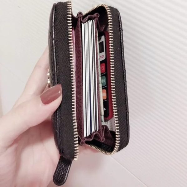 Men’s PU Leather Wallet – 9 Card Slots, Cash & Key Pockets