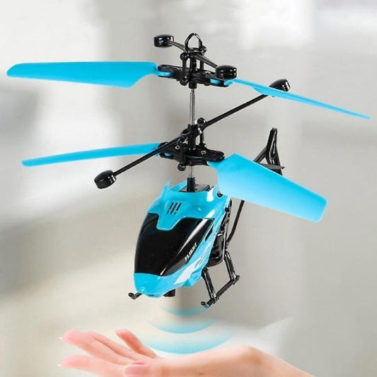 Rechargeable Flying Hand Sensor Control Helicopter | Sensing Flight With Lights, Hand Sensor Controlled Aircraft, Withstanding Impact And Playing